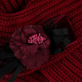 Плетена шапка за момиче с панделка Picolla Speranza 100093 6