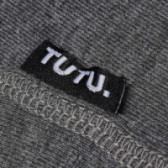 памучна сива шал-яка TUTU 100226 2