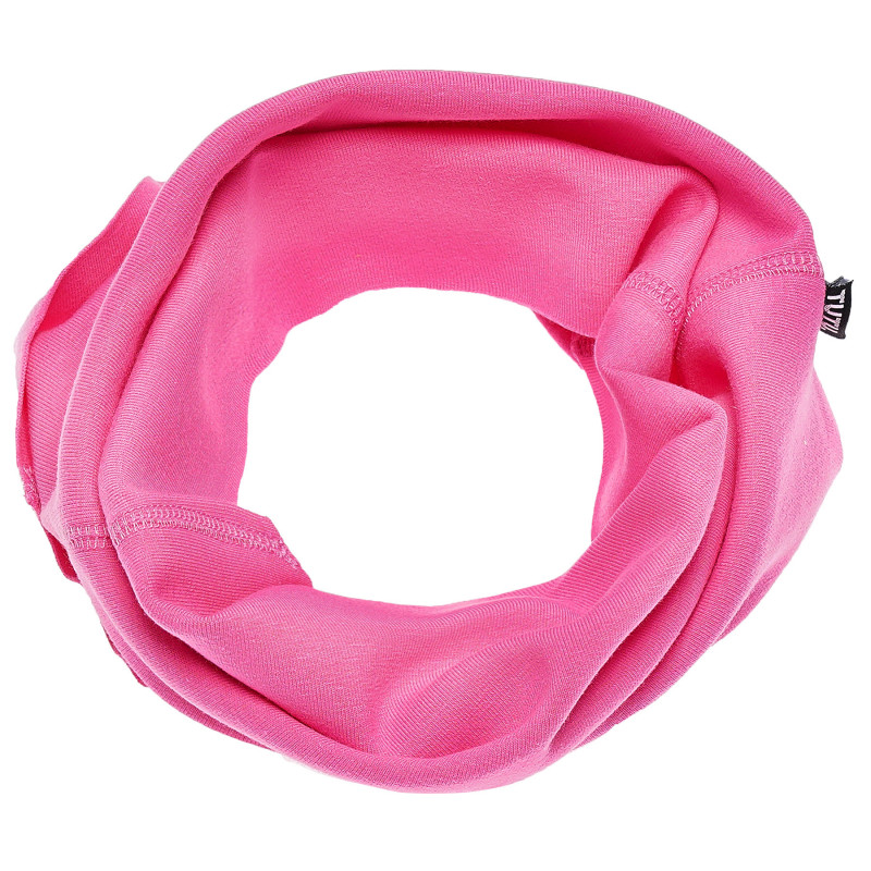 Едноцветна розова шал-яка за момиче  100284