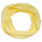 Едноцветна жълта шал-яка за момиче  TUTU 100290 