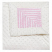 Плюшено двулицево одеяло в бежов цвят TUTU 100329 