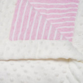 Плюшено двулицево одеяло в бежов цвят TUTU 100330 2