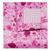 Плюшено одеяло за момиче на цветя от висококачествени материи, 70х80 см. TUTU 100338 