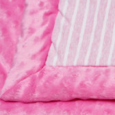 Плюшено одеяло 90 х 110 см в розов цвят за момиче TUTU 100346 2
