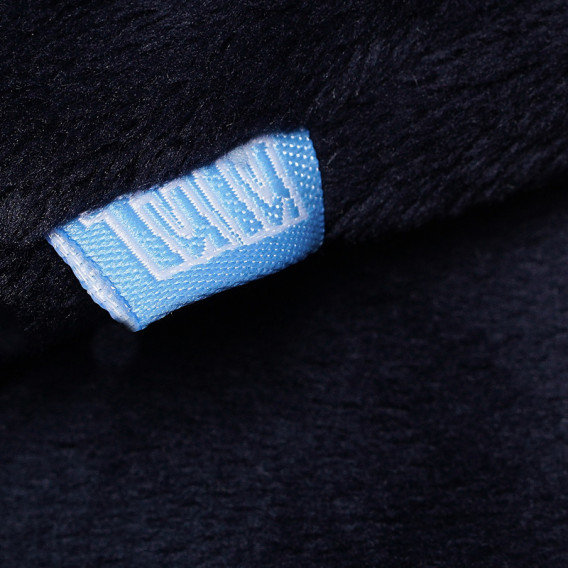 Плюшен ежедневен шал за момче в син цвят TUTU 100394 2