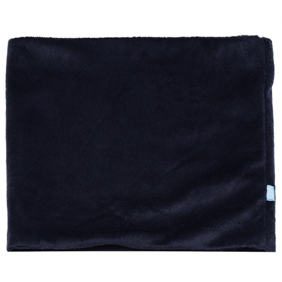 Плюшен ежедневен шал за момче в син цвят TUTU 100395 3