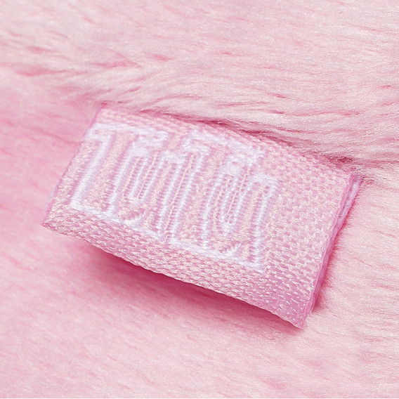 Плюшен розов шал за момиче от висококачествена материя TUTU 100402 2