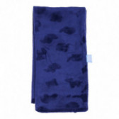 Плюшен тъмносин шал за момче от висококачествена материя TUTU 100413 3