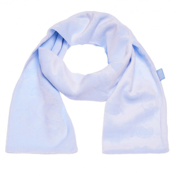 Плюшен шал в приятен син цвят за момче TUTU 100414 