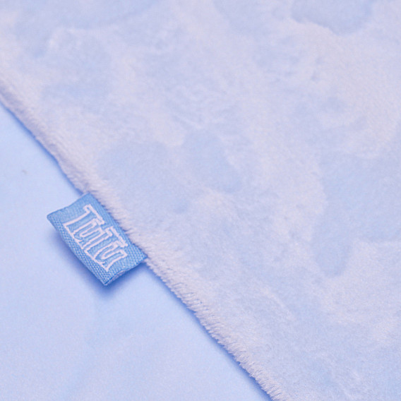 Плюшен шал в приятен син цвят за момче TUTU 100415 2
