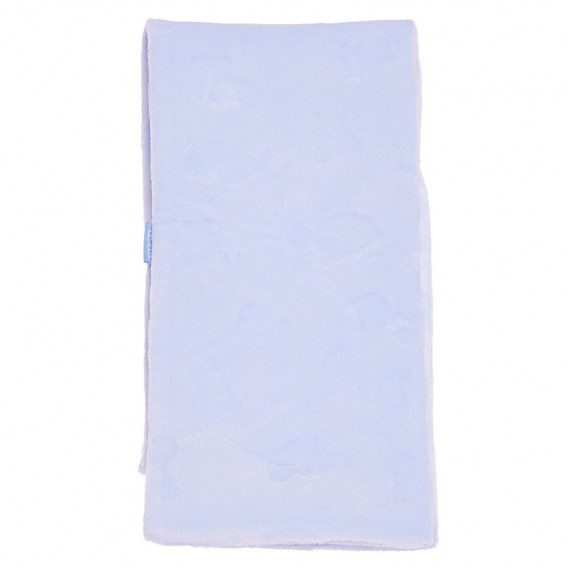 Плюшен шал в приятен син цвят за момче TUTU 100416 3
