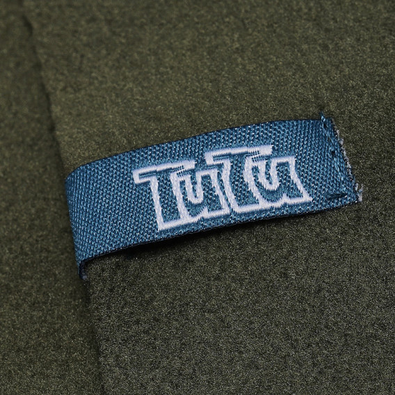 Плюшен зелен шал TUTU от висококачествена материя TUTU 100433 2