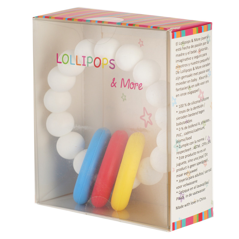 Гривна "lollipops and more" в бяло  101004