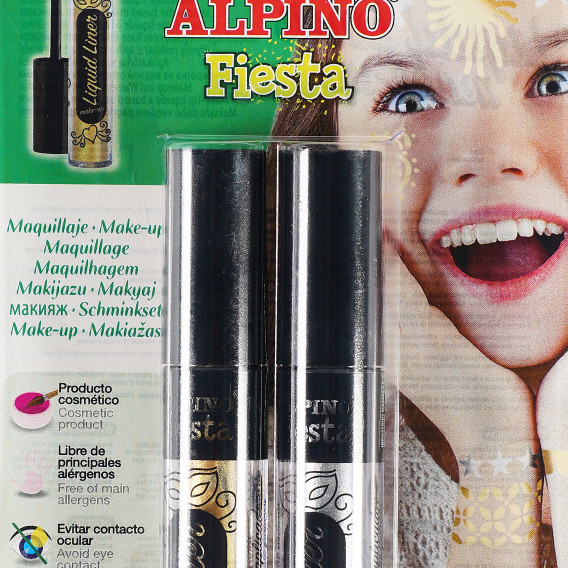 Бои за лице с апликатор, златиста и сребриста Alpino 101219 2