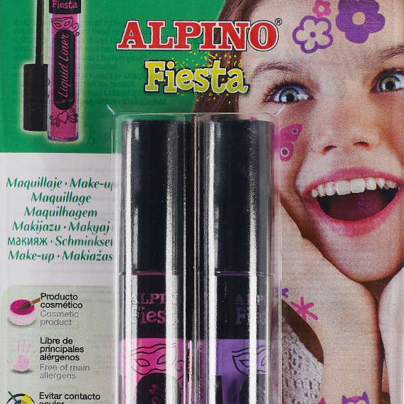 Бои за лице с апликатор, розова и лилава Alpino 101221 2