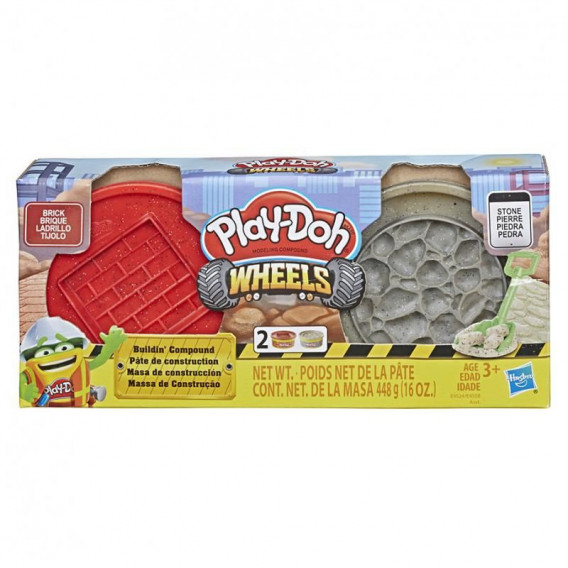 Play Doh - Строителен материал, червен и сив Hasbro 101420 