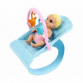 Барби Игрален комплект детска стая, детегледачка и 2 бебета за момиче Barbie 101924 8
