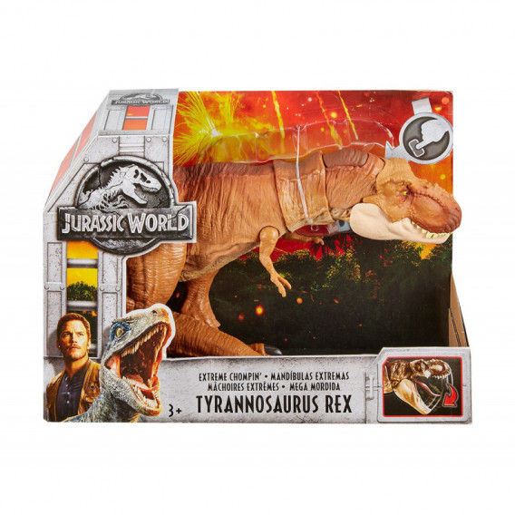 Джурасик свят - Тиранозавър Рекс - голямата захапка Mattel 101953 
