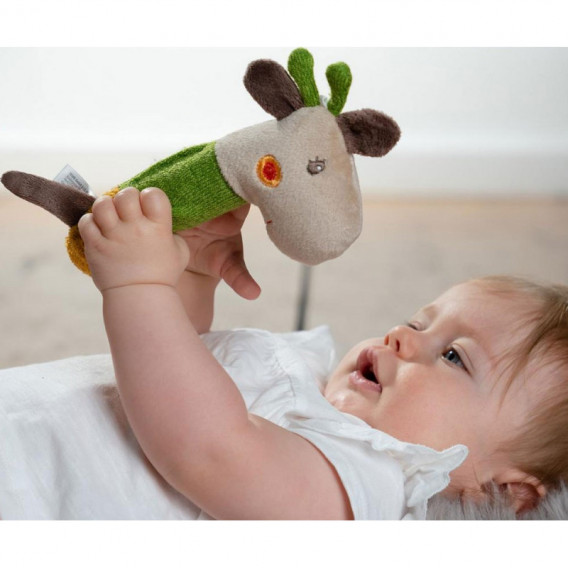Мека играчка с пискюл жираф babyFEHN 102102 3