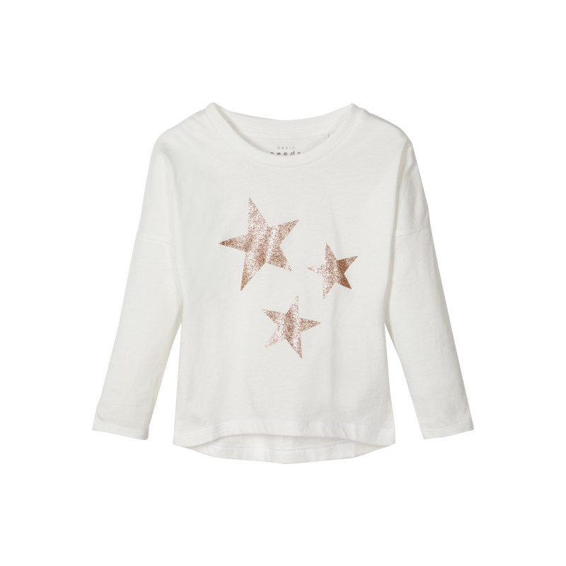 Блуза със звездички от органичен памук за момиче  102588