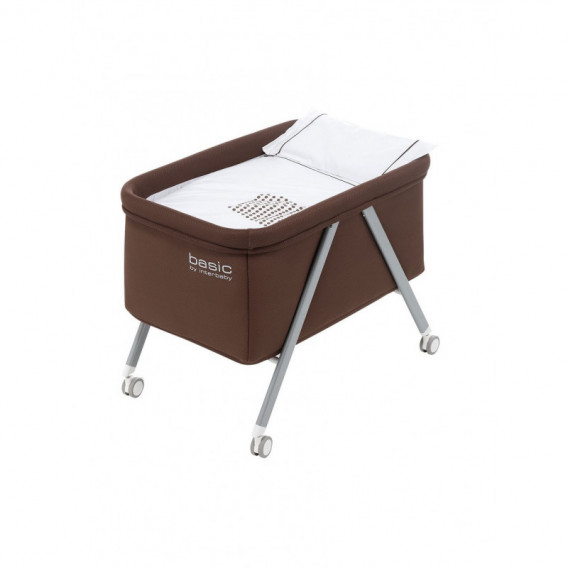 Сгъваемо бебешко легло с алуминиева рамка, кафяво Inter Baby 102705 