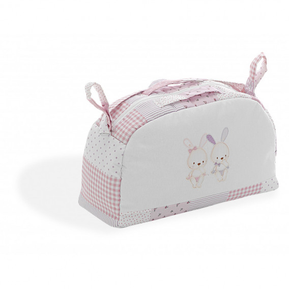 Чанта за аксесоари PinkBunnies от памук и промазка Inter Baby 102727 