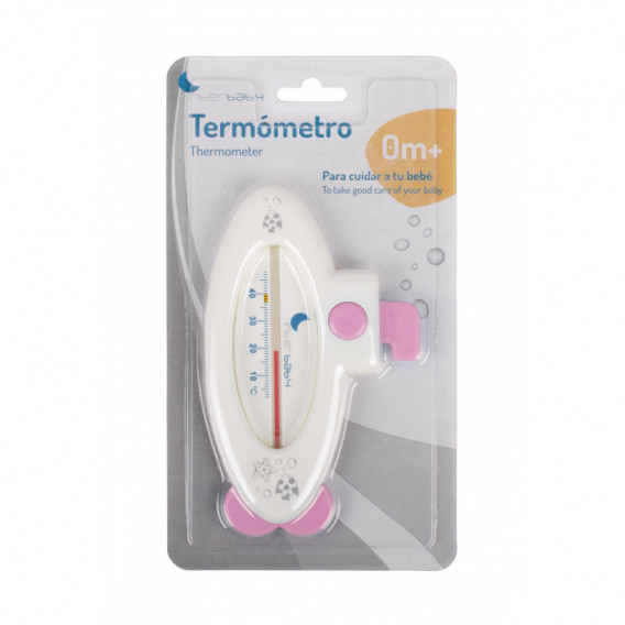 Термометър за вода, розов Inter Baby 102754 2