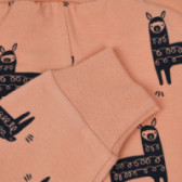 Панталон с принт на лама за бебе момиче Pinokio 102875 3