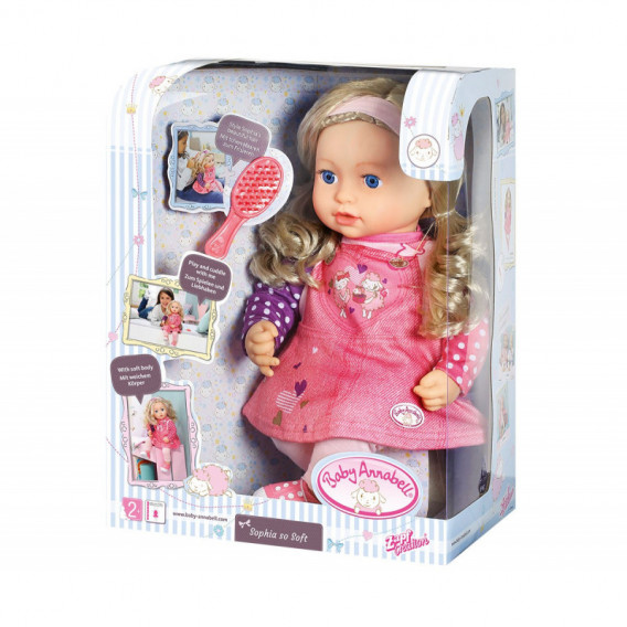 Бебе Анабел - кукла София, 43 см. за момиче Zapf Creation 103215 2