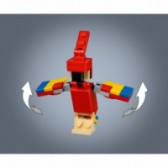 Конструктор - Майнкрафт Steve BigFig с папагал, 159 части Lego 103244 8