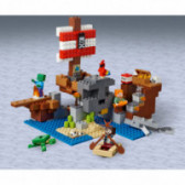 Конструктор - Майнкрафт Приключение с пиратски кораб, 386 части Lego 103261 6