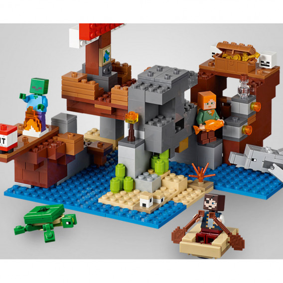 Конструктор - Майнкрафт Приключение с пиратски кораб, 386 части Lego 103269 14