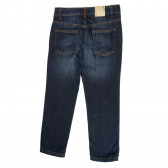 Памучен дънков панталон за момиче Benetton 103476 2