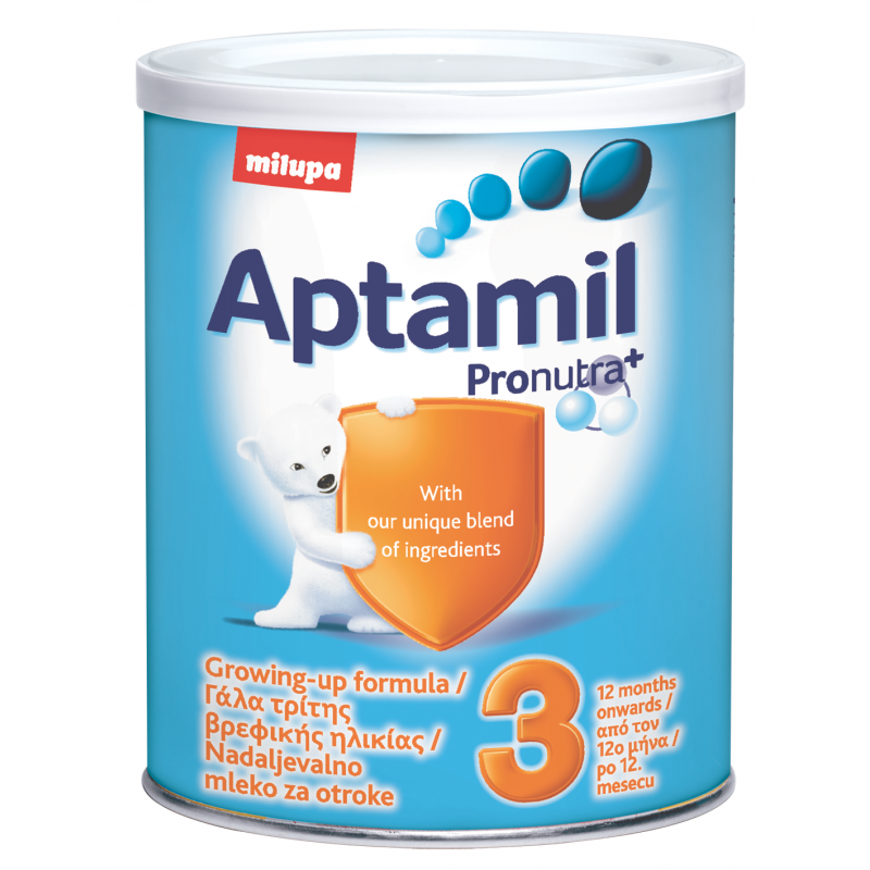 Aptamil 3 c Pronutra+, 1+ години, кутия 400 гр.  10427