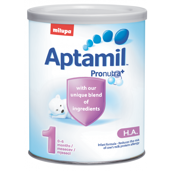 Мляко за кърмачета Aptamil НА 1, 0-6 месеца, кутия 400 гр. Milupa 10436 