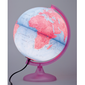 Глобус розов свят, 25 см WELLY 10462 