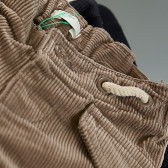 Джинсов панталон за момче с декоративни връзки за момче Benetton 104650 3