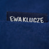Памучно боди с дълъг ръкав и надпис за бебе - унисекс Ewa Klucze 104978 4