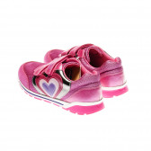 Обувки за момиче с велкро закопчаване, розови Chicco 105150 2