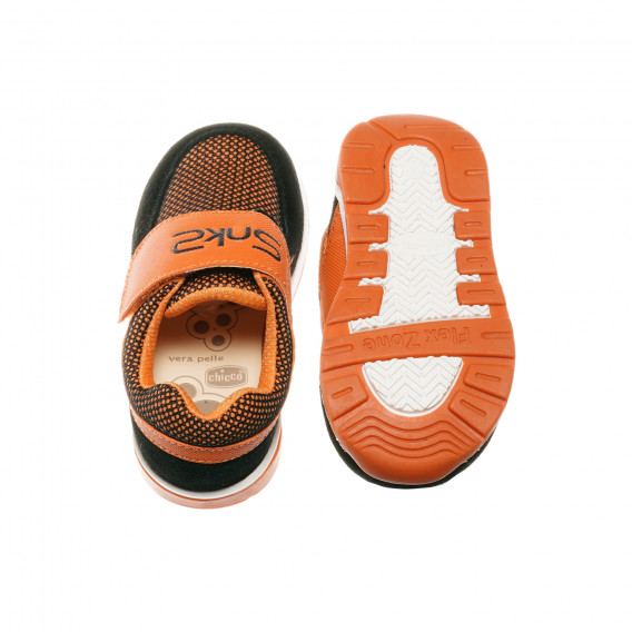 Обувки за бебе момче с физиологична кожена стелка Chicco 105154 3