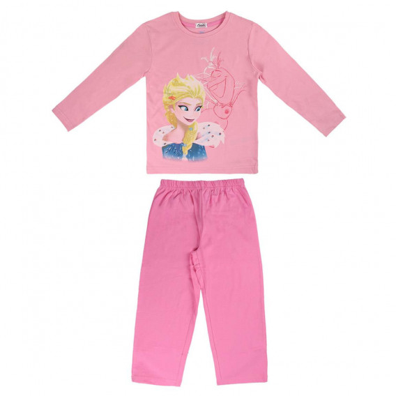 Пижама за момиче с щампа от Замръзналото Кралство Frozen 1062 