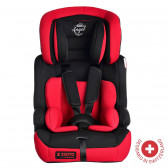 Столче за кола DIONIS, TUV сертификат за безопасност, 5-точков колан, 9-36 кг, червено ZIZITO 106324 