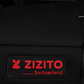 Столче за кола DIONIS, TUV сертификат за безопасност, 5-точков колан, 9-36 кг, сиво ZIZITO 106334 5