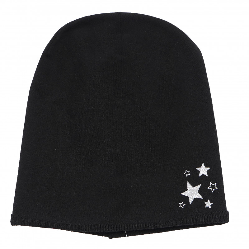 Памучна шапка за момче с декорация звездички  106494