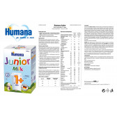 Junior преходно мляко , 12+ месеца, кутия 600 гр. Humana 106587 2