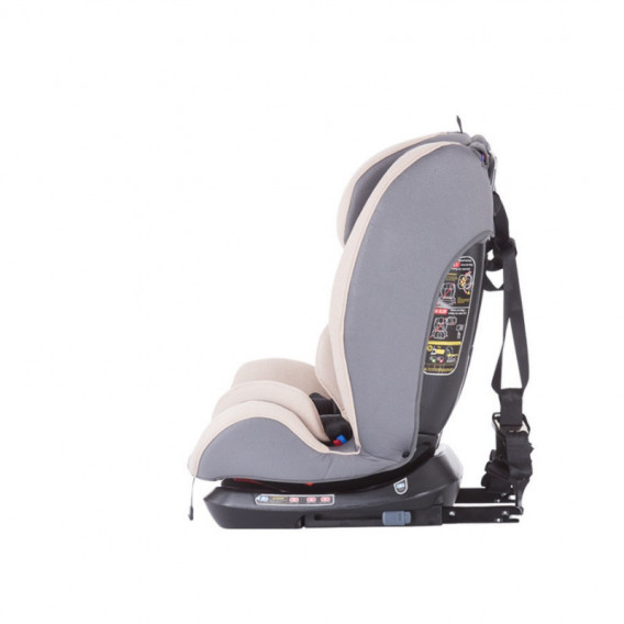 Столче за кола TECHNO 360° ISOFIX, Беж, 0-36 кг Chipolino 106688 4