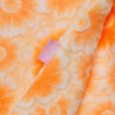 Плюшен шал в оранжево за момиче TUTU 106737 2