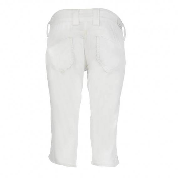 Памучни 3/4 панталони за бременни, бели Pepe Jeans 106958 2