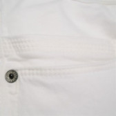 Памучни 3/4 панталони за бременни, бели Pepe Jeans 106959 3