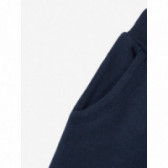 Панталон от органичен памук с контрастни връзки, тъмно син за момче Name it 107720 3